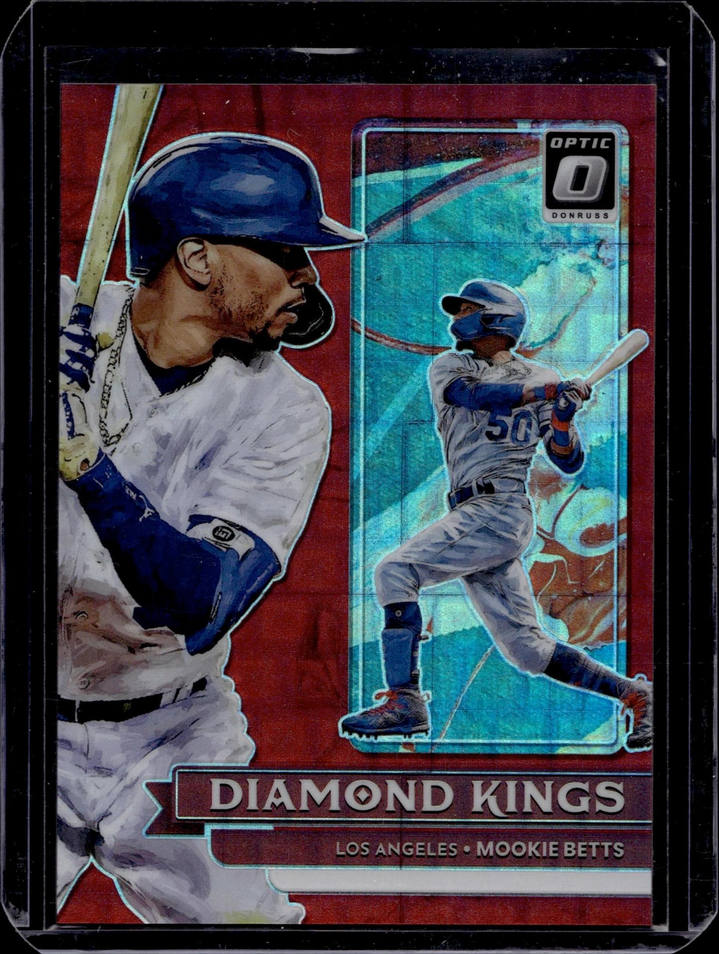 2022 Donruss #27 Mookie Betts Holo Red