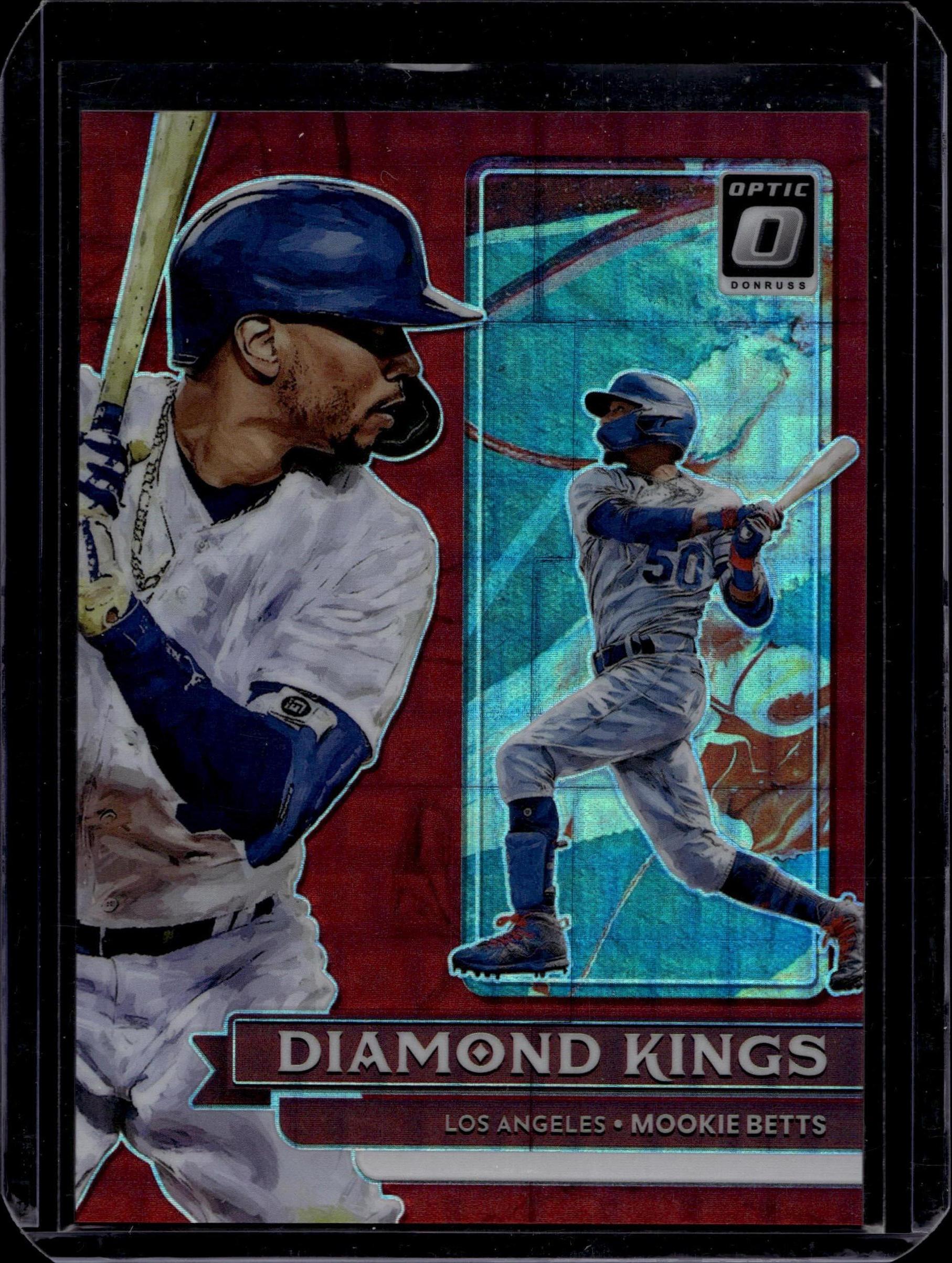 2022 Donruss #27 Mookie Betts Holo Red