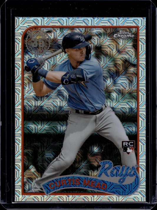 2024 Topps Chrome 35th Anniversary Curtis Mead Tampa Bay Rays Rookie