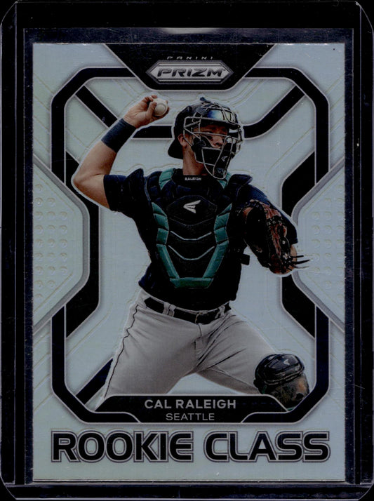2022 Panini Prizm #RC-21 Cal Raleigh Rookie Class Silver Prizm