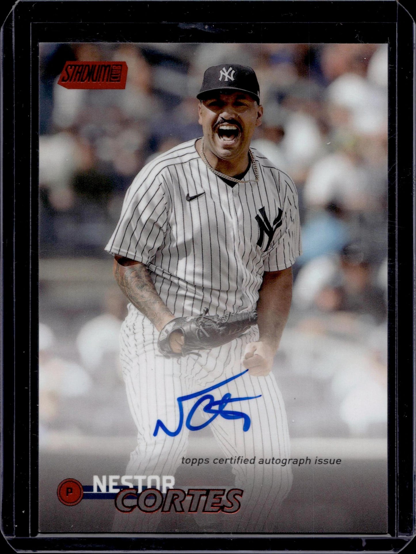 2023 Stadium Club #SCBA-NCS Nestor Cortes Autographs Red Foil