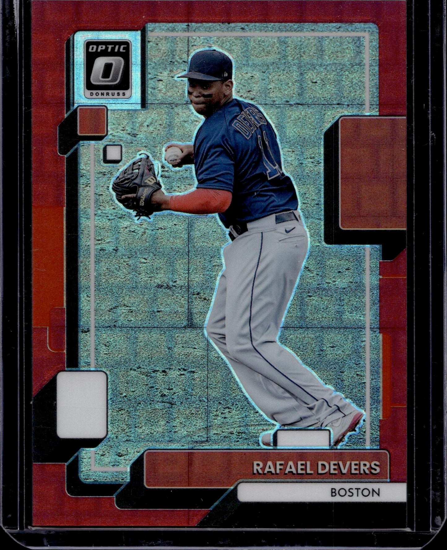 2022 Donruss Optic #190 Rafael Devers Pink Prizm