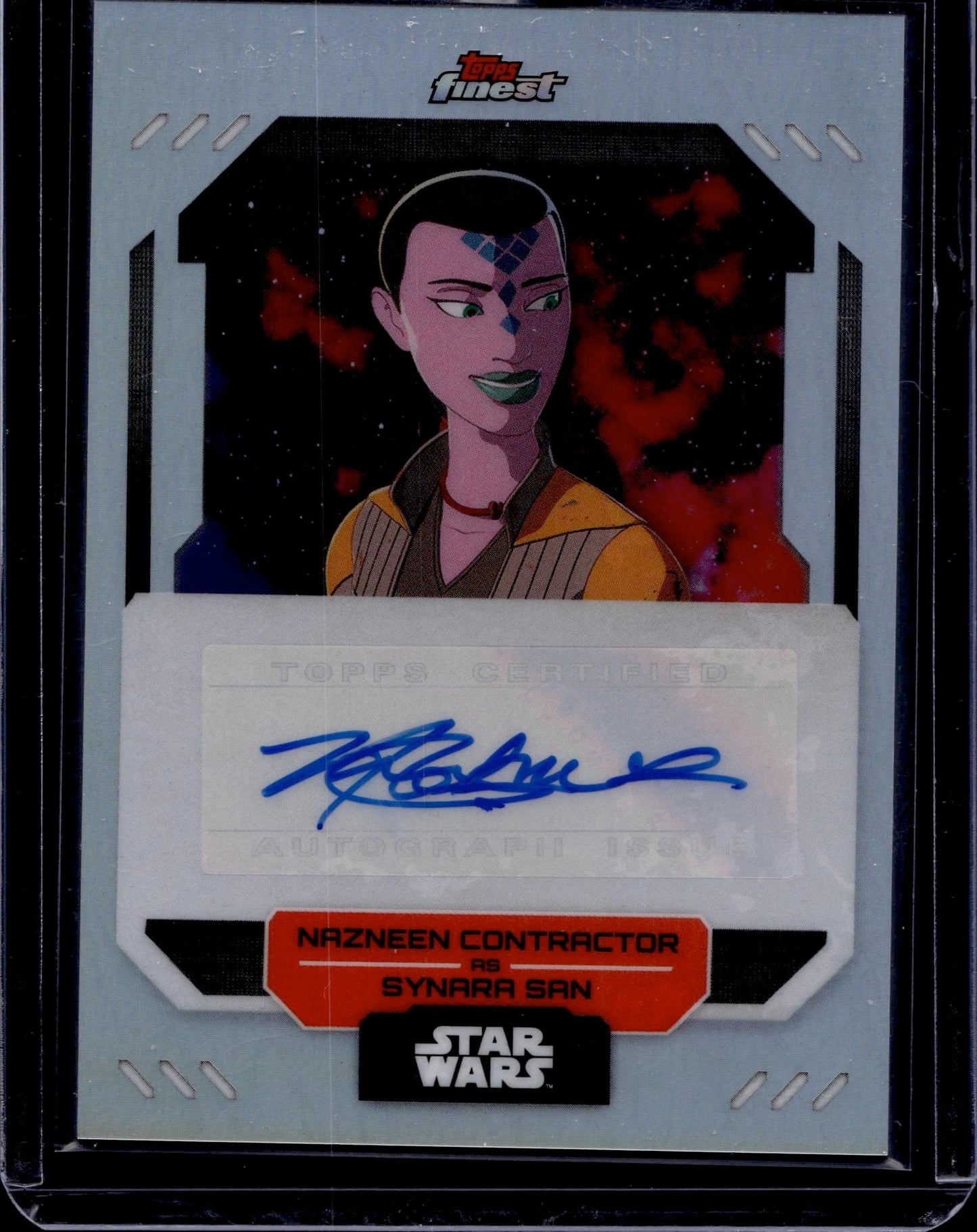 2023 Topps Finest Star Wars #FA-NC Nazneen Contractor Finest Auto Refractor
