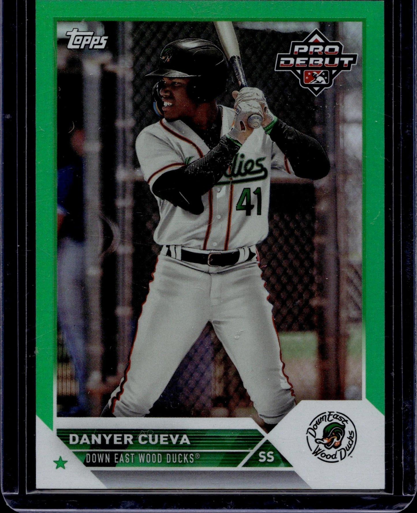 2023 Topps Pro Debut #PD-2 Danyer Cueva Green #/99