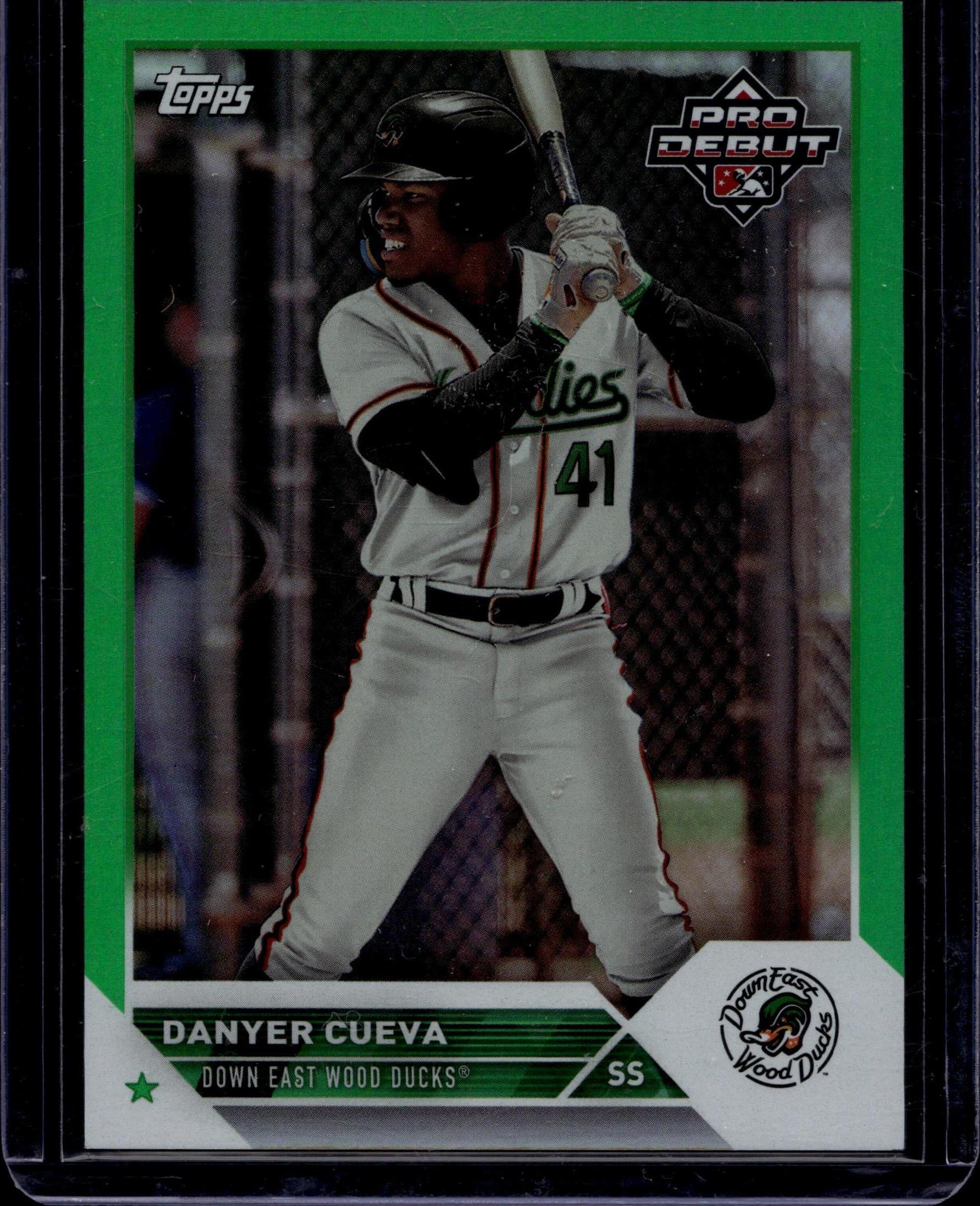 2023 Topps Pro Debut #PD-2 Danyer Cueva Green #/99