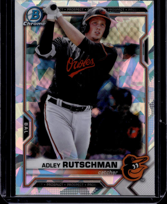 2021 Bowman Bowman Adley Rutschman Atomic Refractor Baltimore Orioles