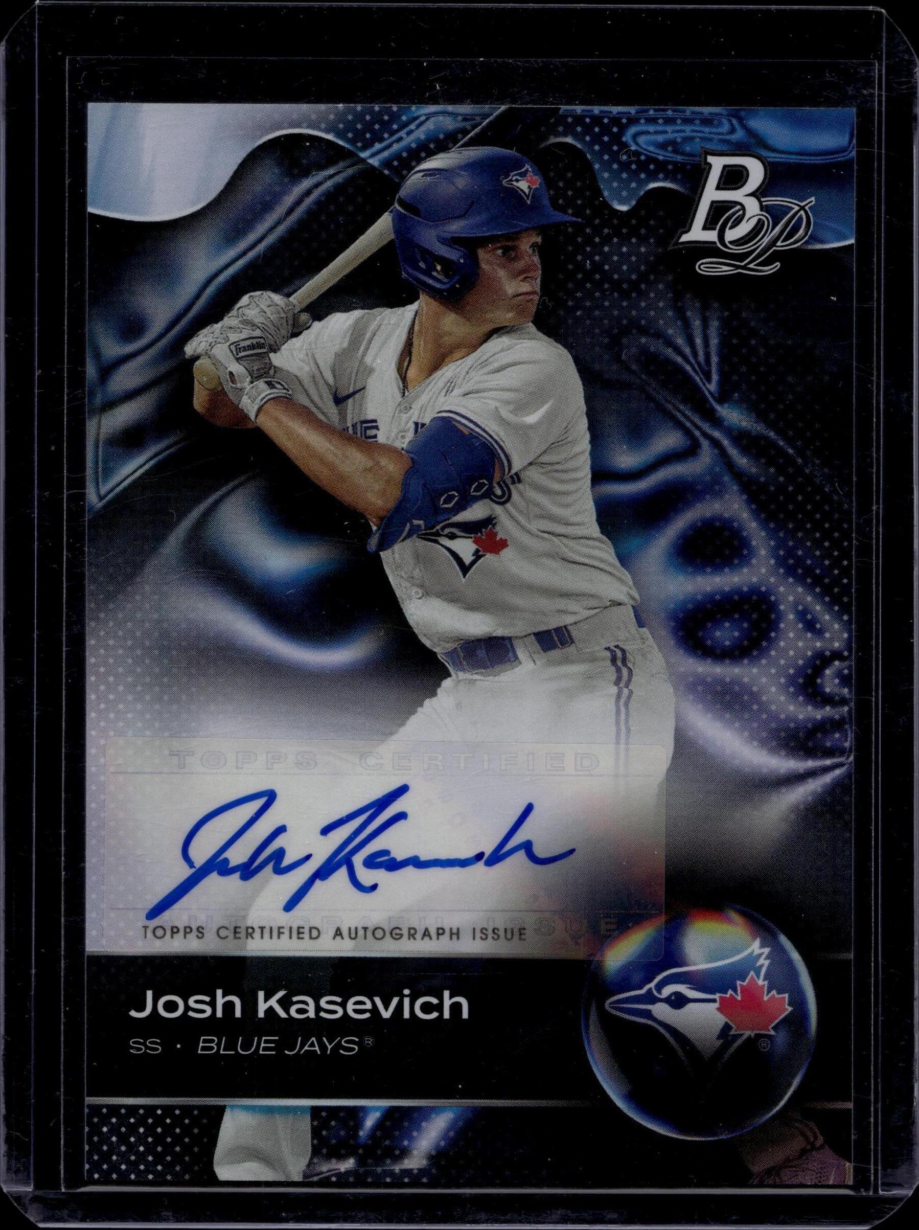 2023 Bowman Platinum #TOP-41 Josh Kasevich Top Prospects Autographs